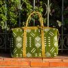 il_794xN.7205436828_j2zo - Copy Handmade Green Kilim Travel Bag