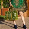 il_794xN.7205452622_kr8h - Copy Handmade Green Kilim Travel Bag